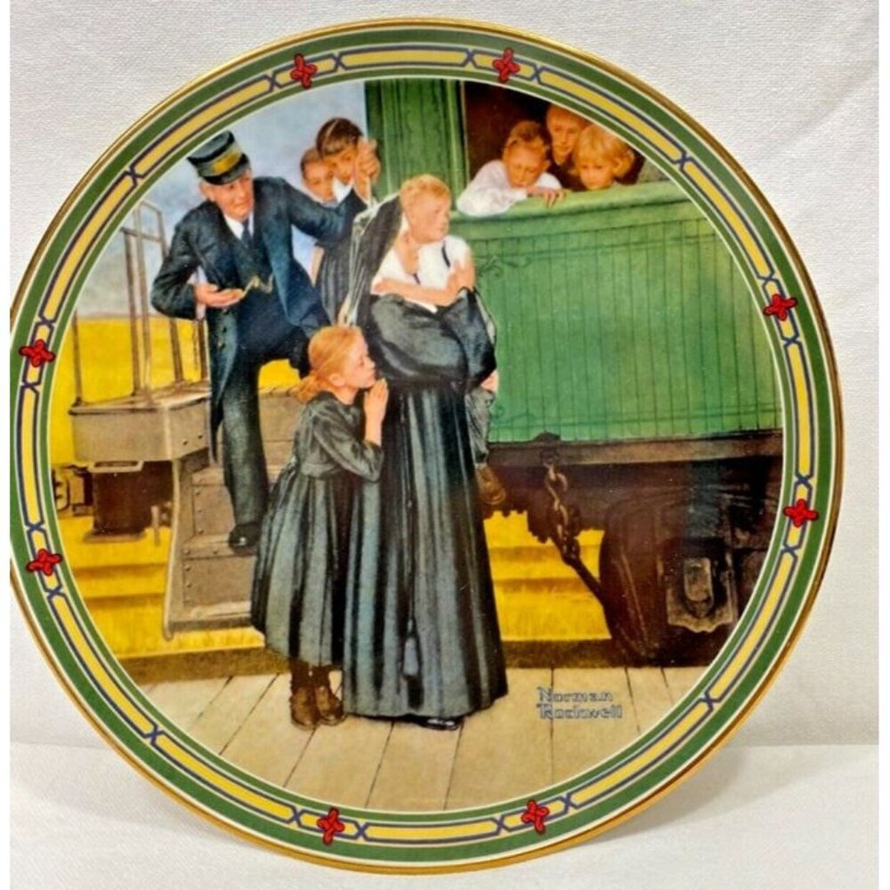 Norman Rockwell Collector Plate "An Orphan's Hope" Vintage 1987 Limited Edition